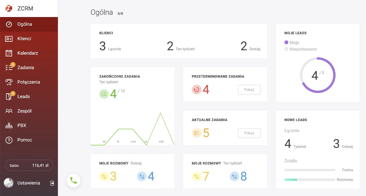 Zadarma crm